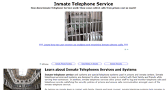 Desktop Screenshot of inmate-telephone-service.com