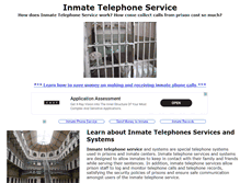 Tablet Screenshot of inmate-telephone-service.com